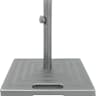 CAST ALUMINUM BASE SQUARE 51- Silver