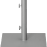 STEEL BASE SQUARE 48- Silver