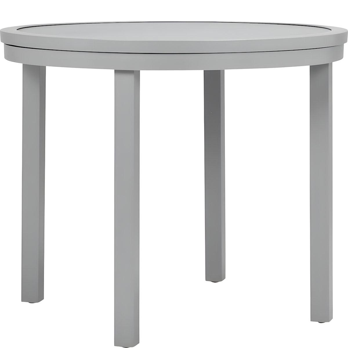 Koko II Ceramic Dining Table Round 90 - Silver