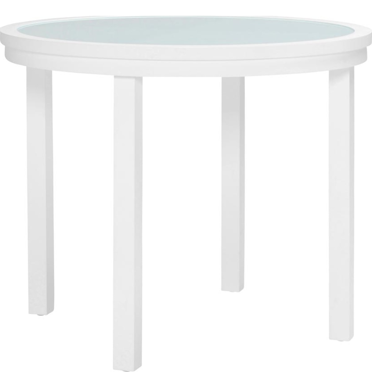 Koko II Glass Top Dining Table Round 90