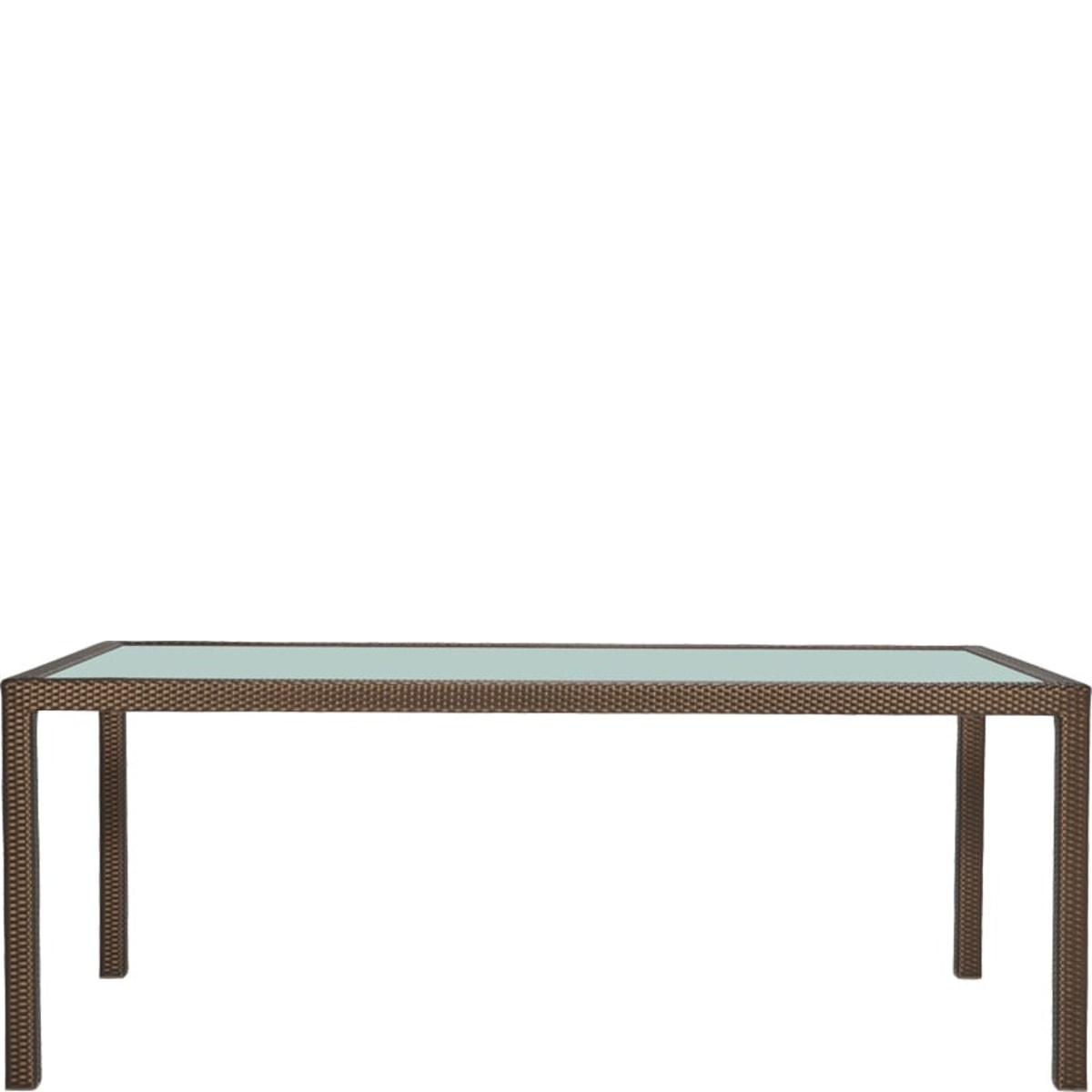 JANUSfiber® Glass Top Dining Table Rectangle 198