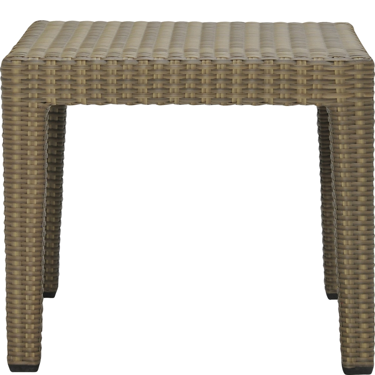 QUINTA TEAK / WOVEN SIDE TABLE SQUARE 45