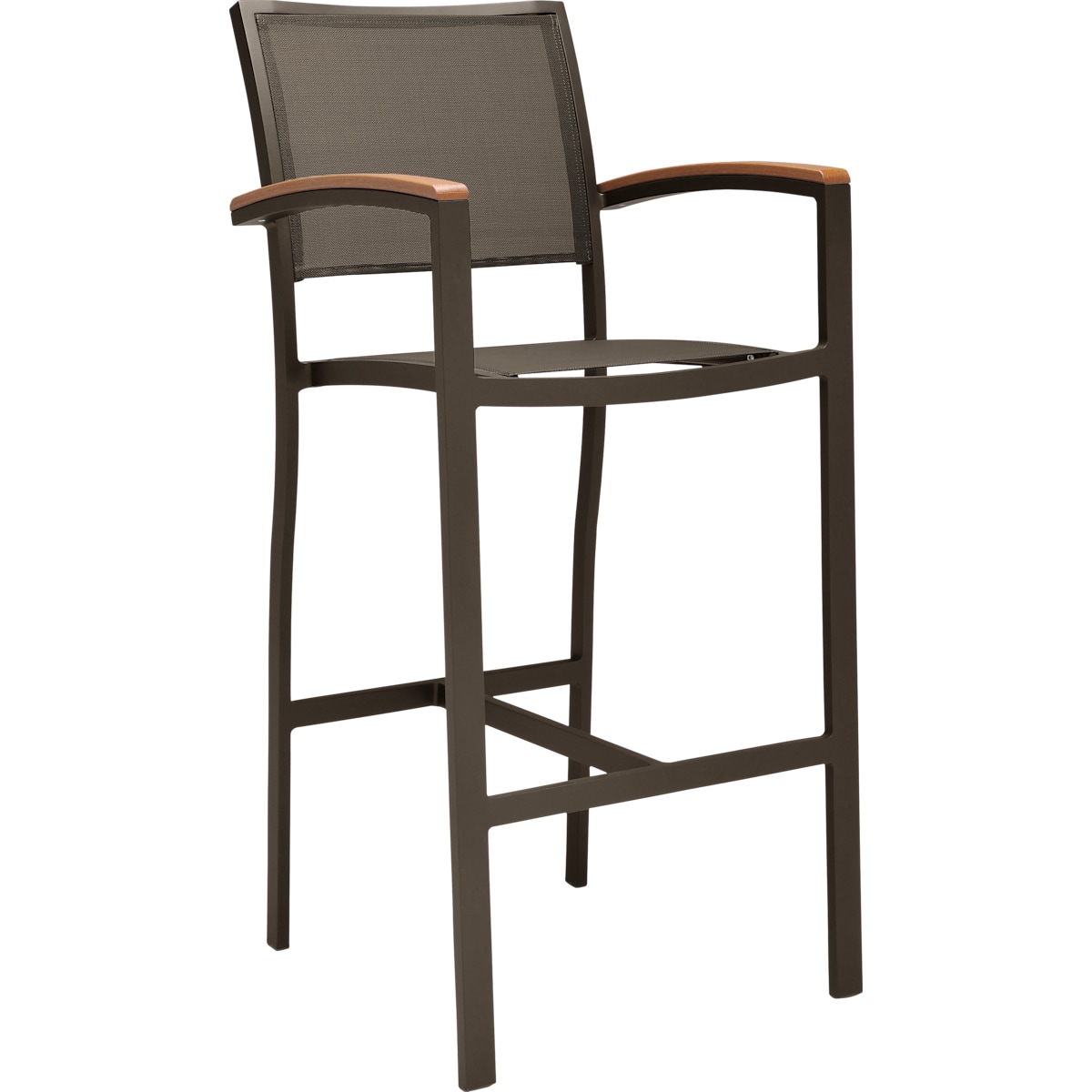 Koko Ii Mesh Barstool With Arms