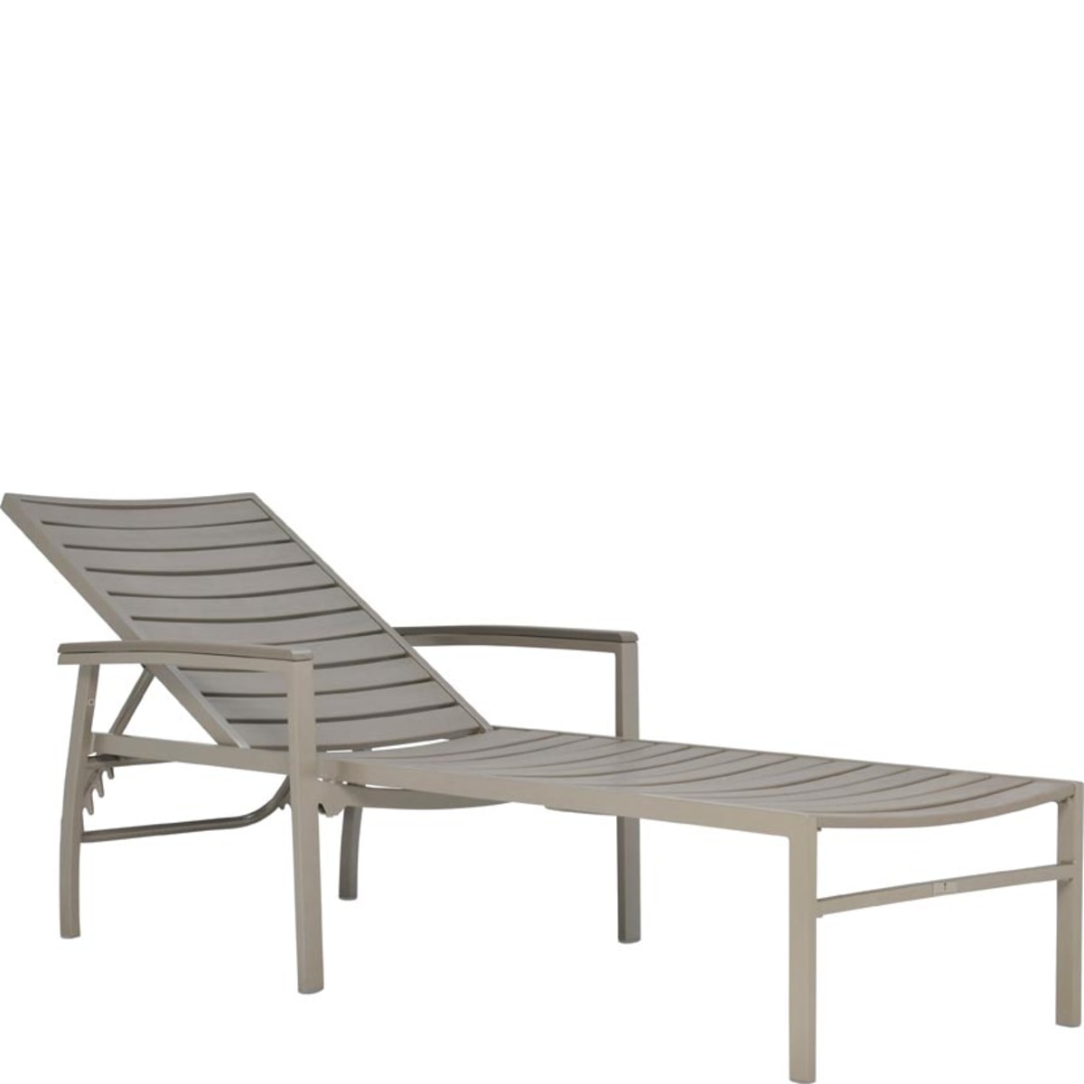 Koko Ii Stackable Januswood Chaise Lounge With Arms