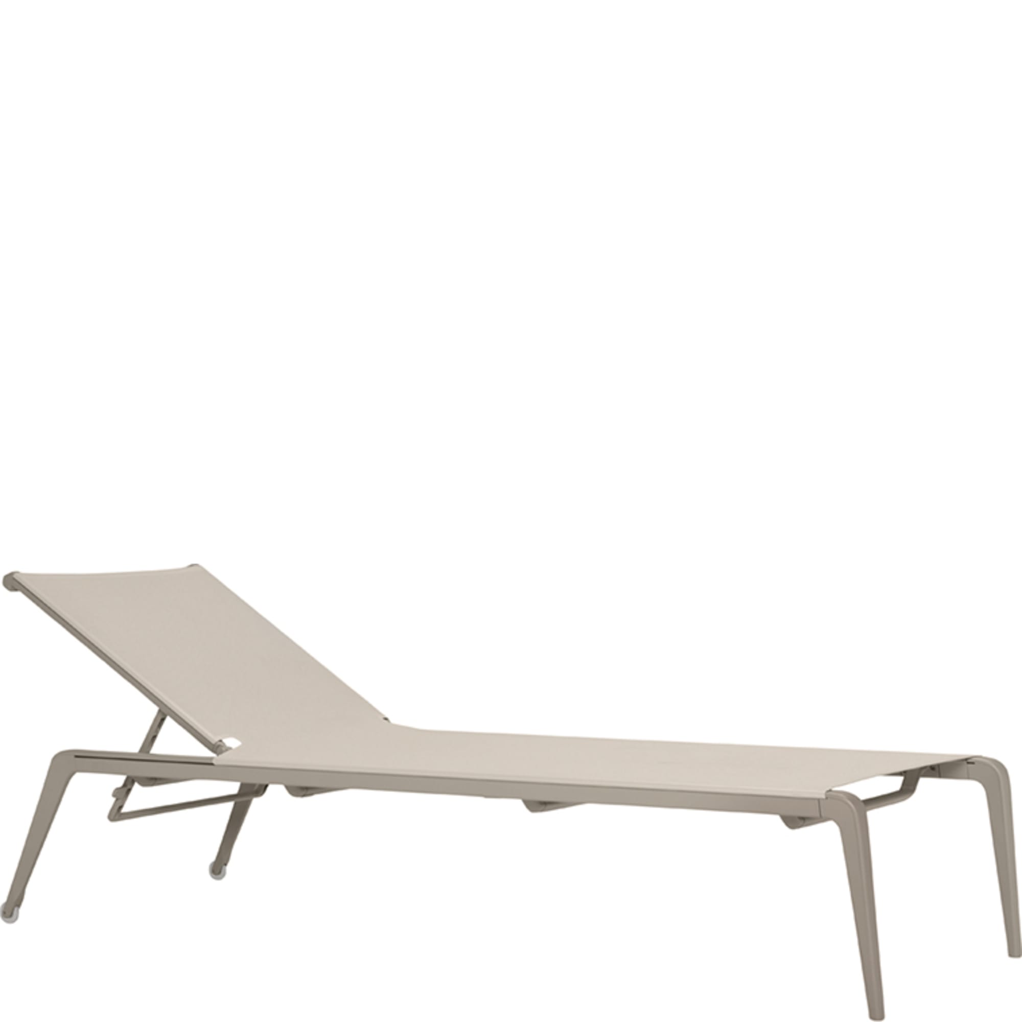 USHUAIA STACKABLE MESH CHAISE LOUNGE WITH WHEELS