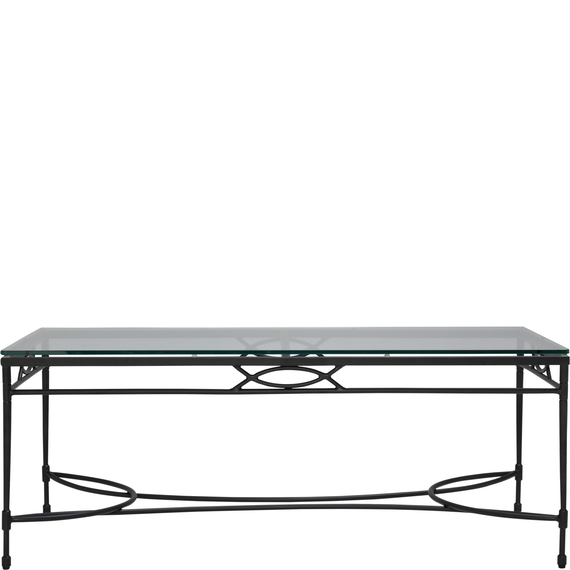 Amalfi Glass Top Cocktail Table Rectangle 122