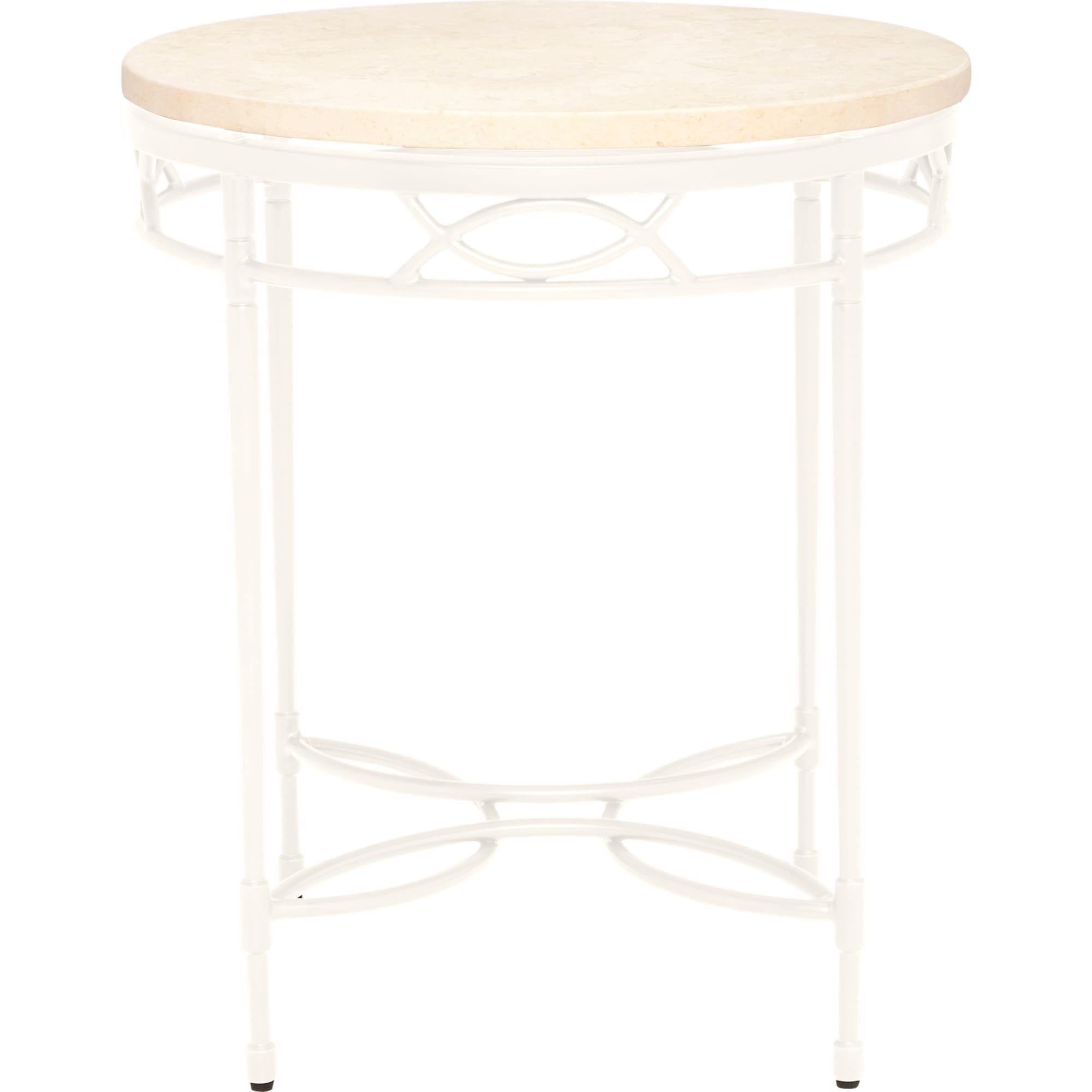 Amalfi Stone Top Side Table Round 51