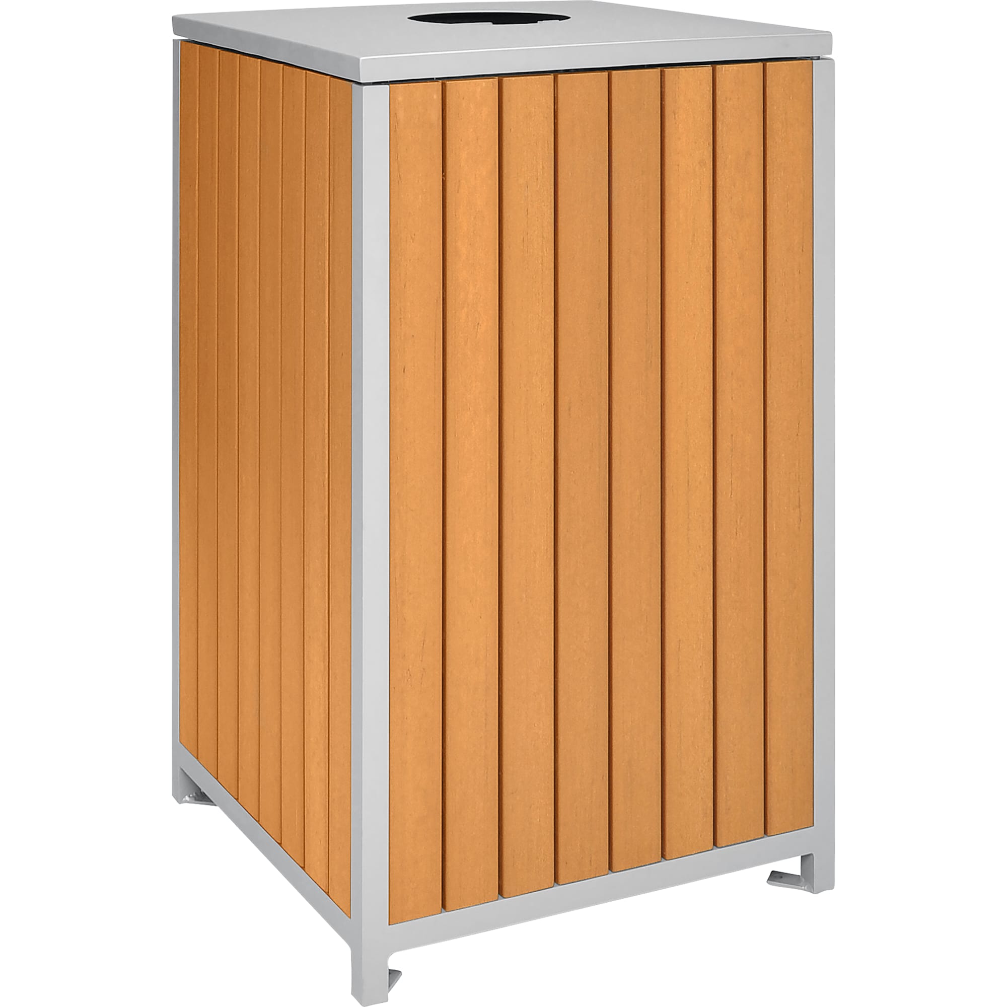 Silver/teak