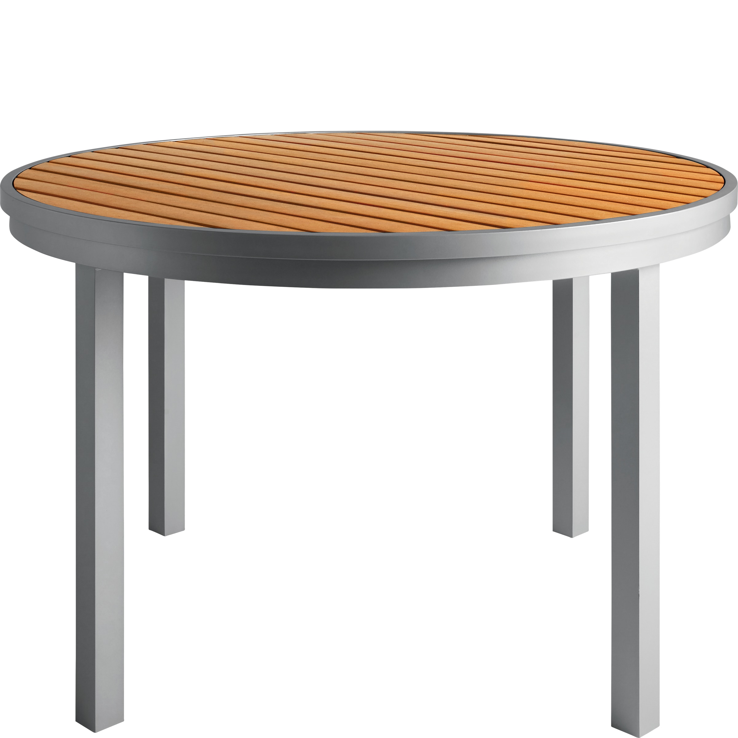 Silver/teak