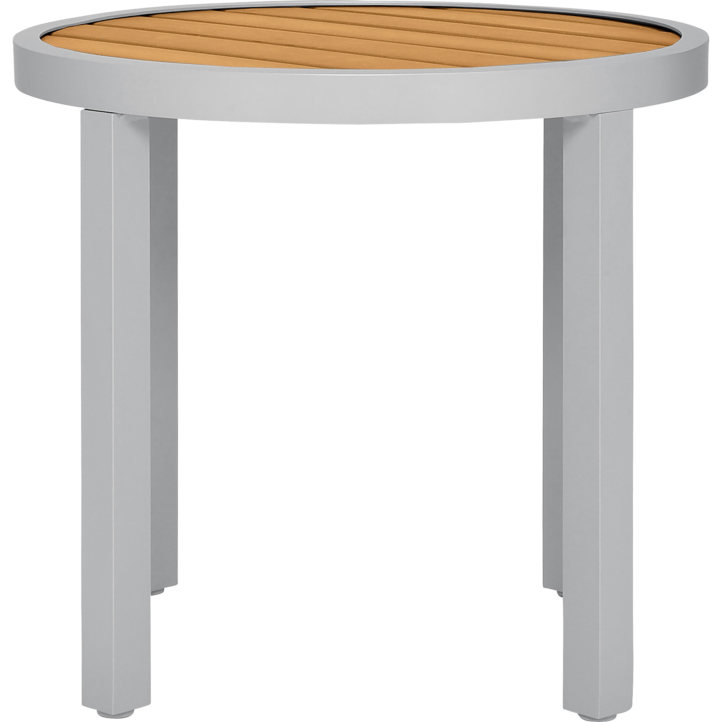 Silver/teak