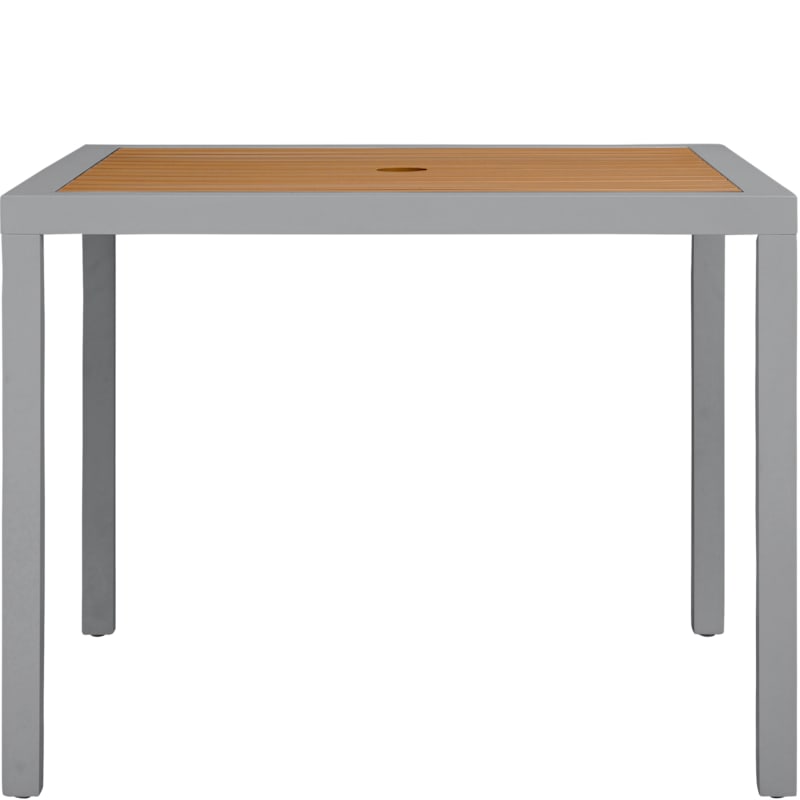 Silver/teak