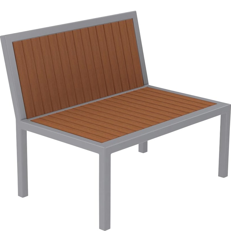 Silver/teak