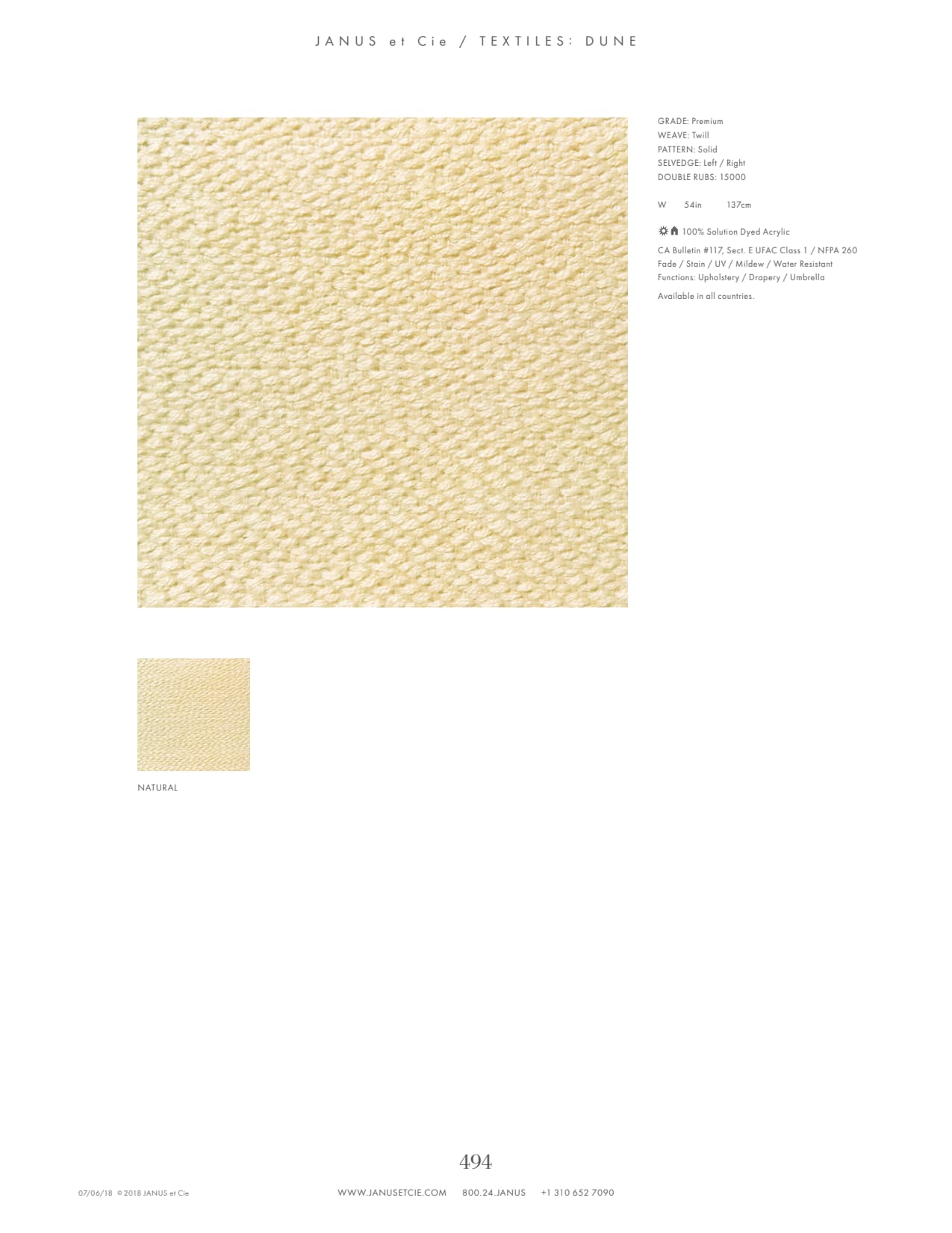 DUNE_CollectionSpecs