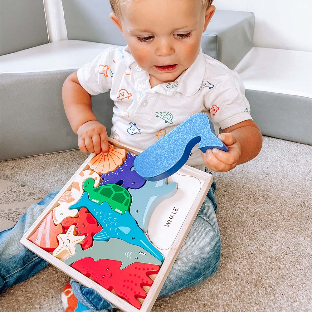 Ocean Puzzle - Wooden Toy For Kids