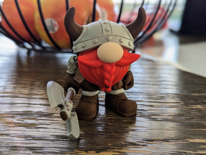 3D Printed Multicolor Gnome