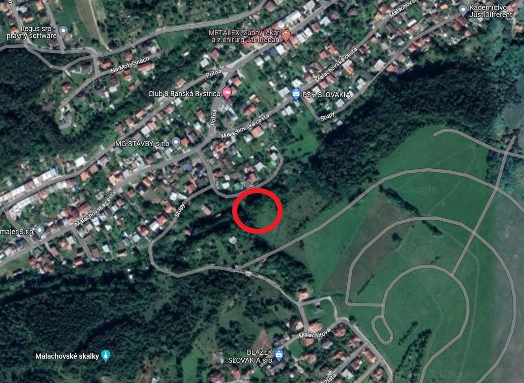 Predám slnečný-stavebný pozemok v lokalite Banská Bystrica
