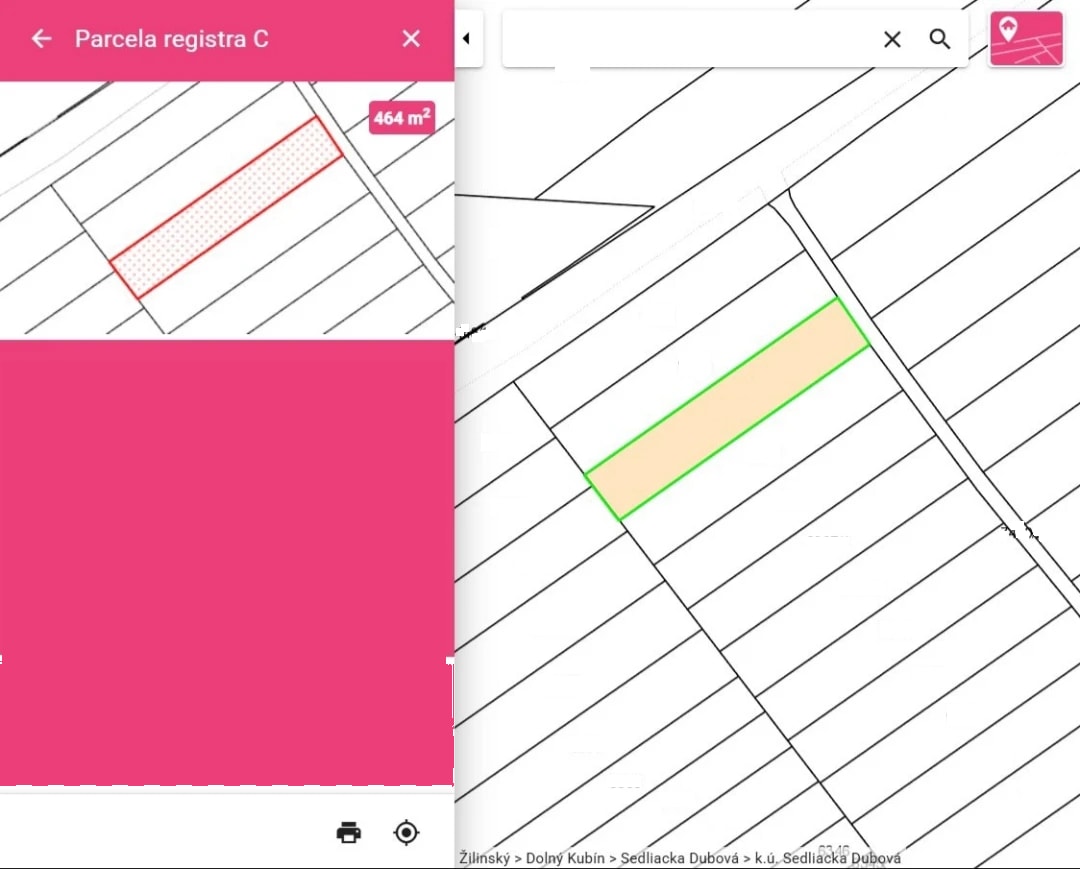 Predám slnečný pozemok v lokalite Sedliacka Dubová