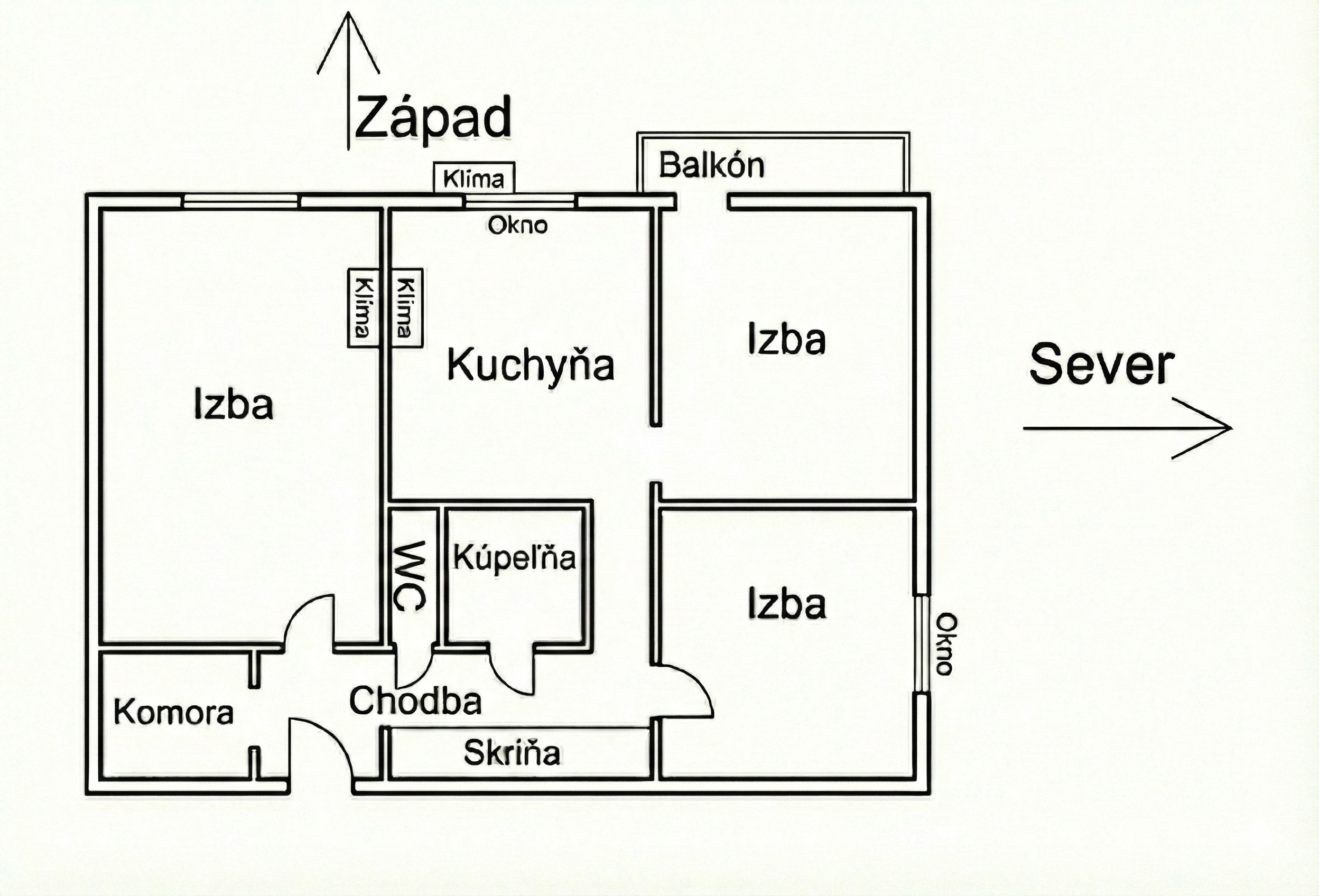 Predám slnečný byt v lokalite Modra