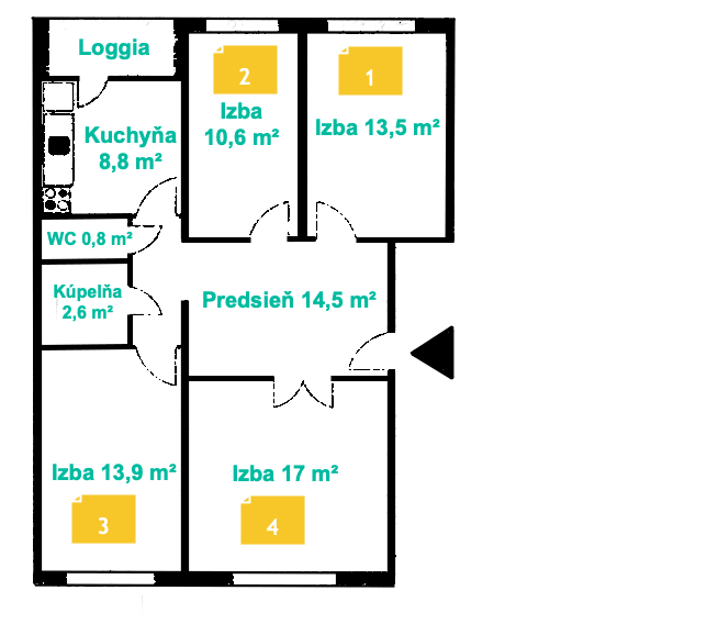 Predám Byt s úžasným výhľadom  byt v lokalite Petržalka