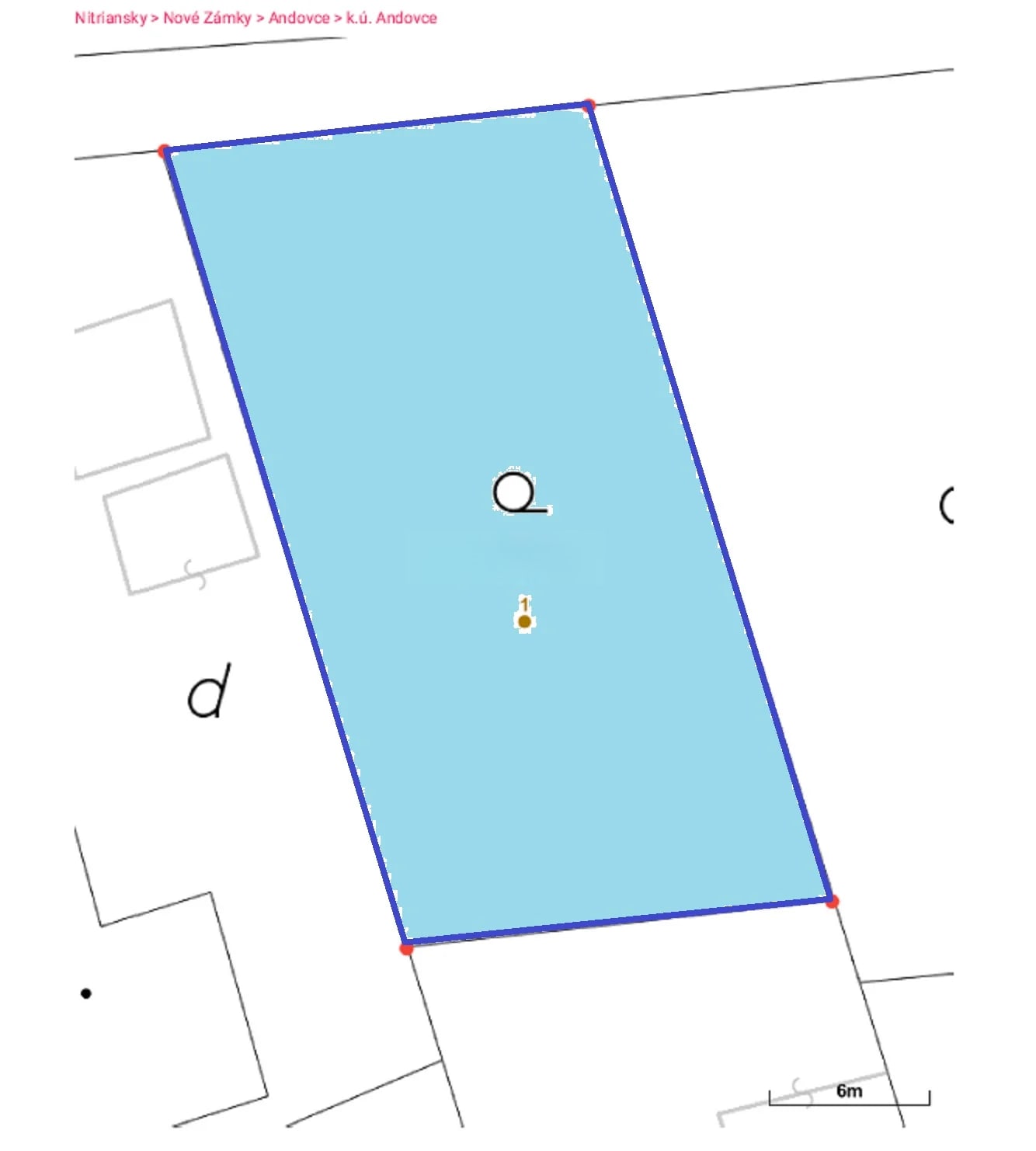 Predám Pozemok pre váš domov pozemok v lokalite Andovce