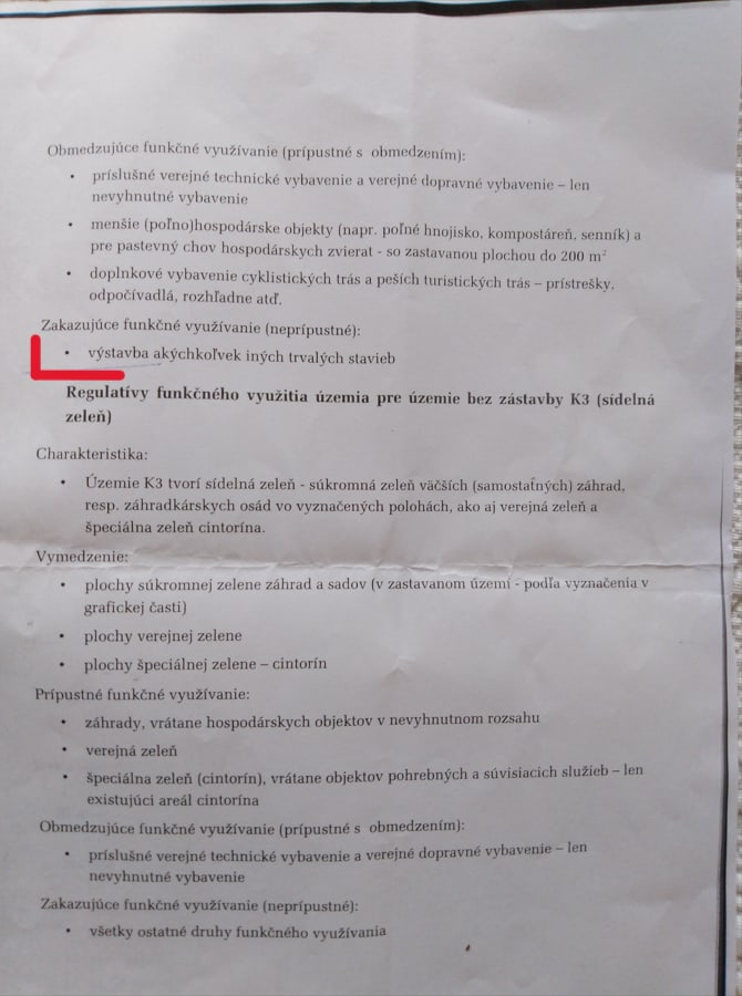 Predám slnečný pozemok v lokalite Vyhne