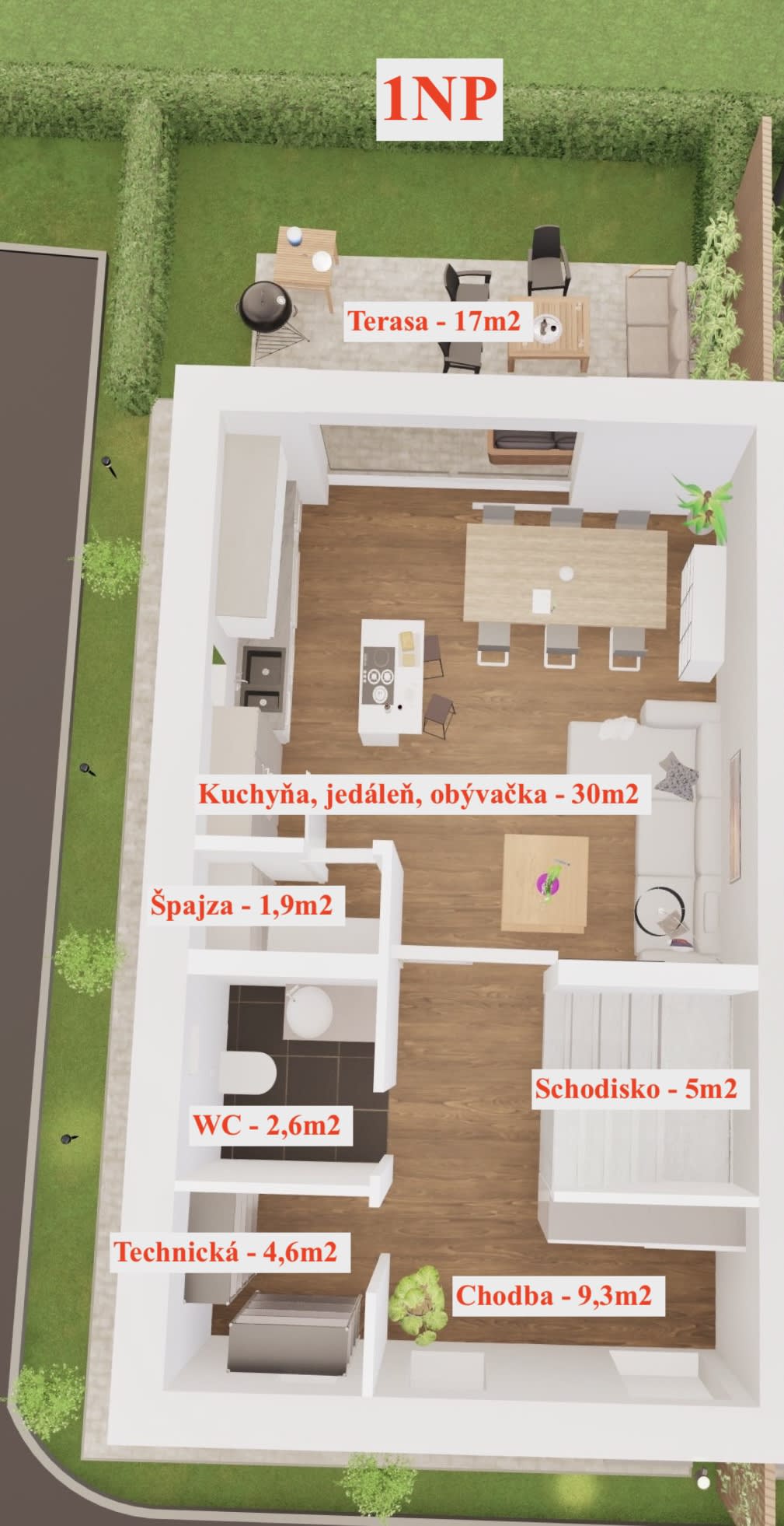 Predám moderný dom v lokalite Podvysoká