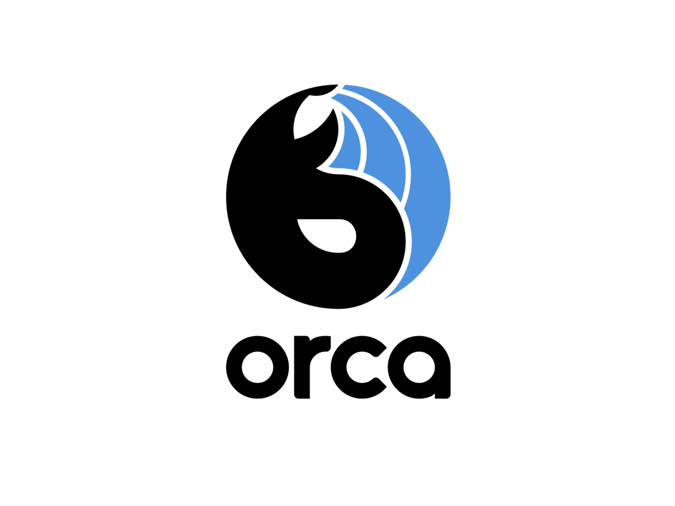 A logo designed for Orca, a marketing automation app