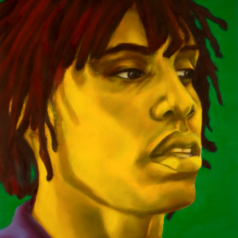 An oil portrait of Chief Keef