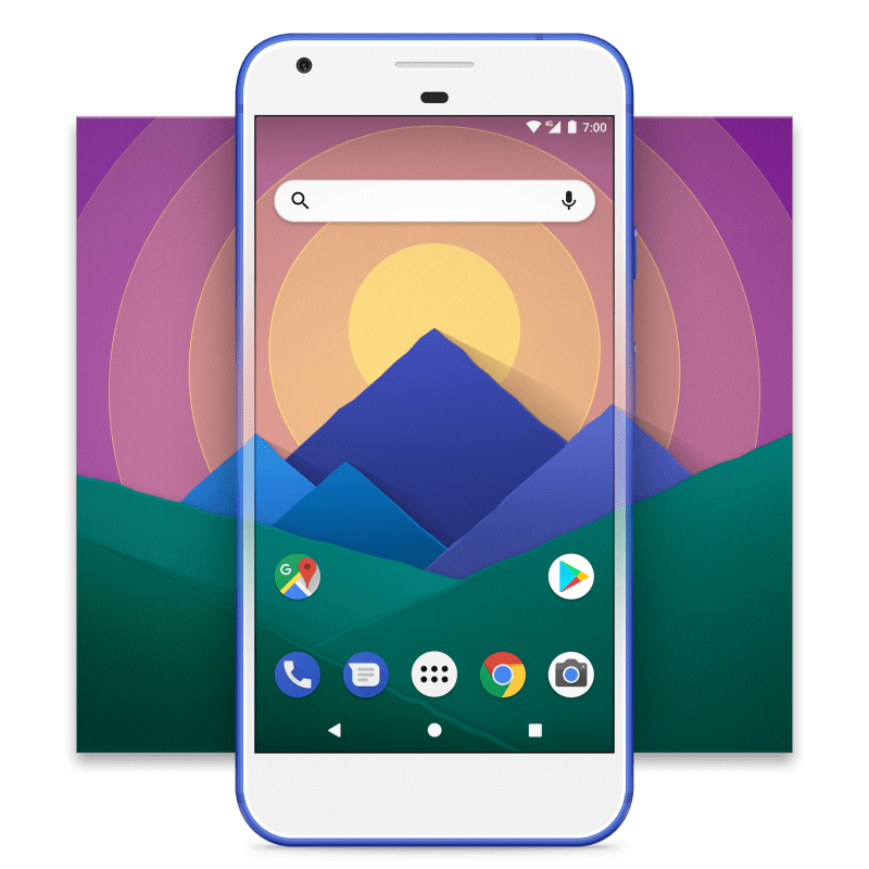 Mountain-themed mobile device wallpaper