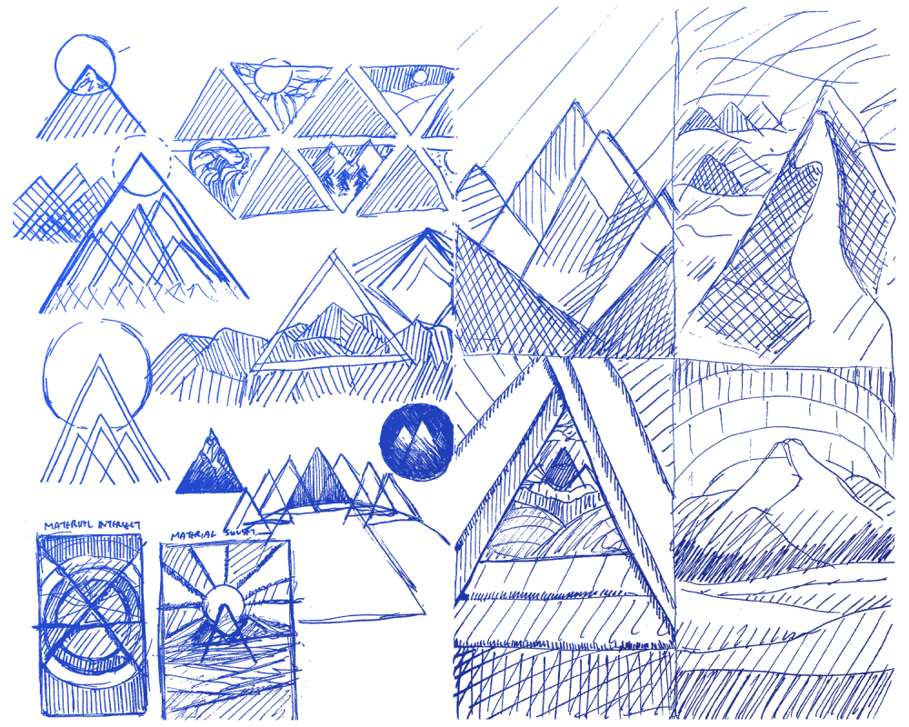 Mountain-themed mobile device wallpaper