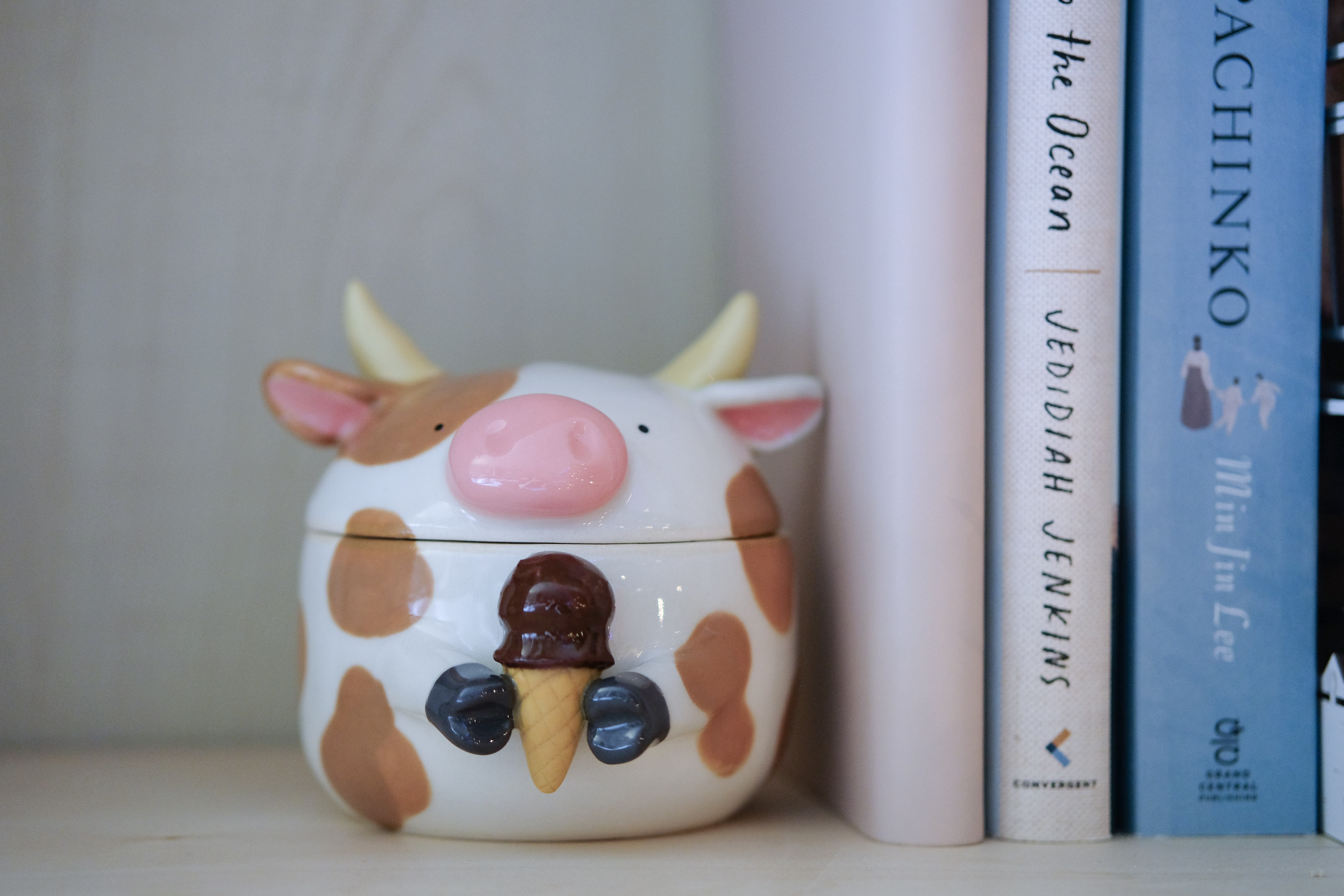 Cow bookshelf