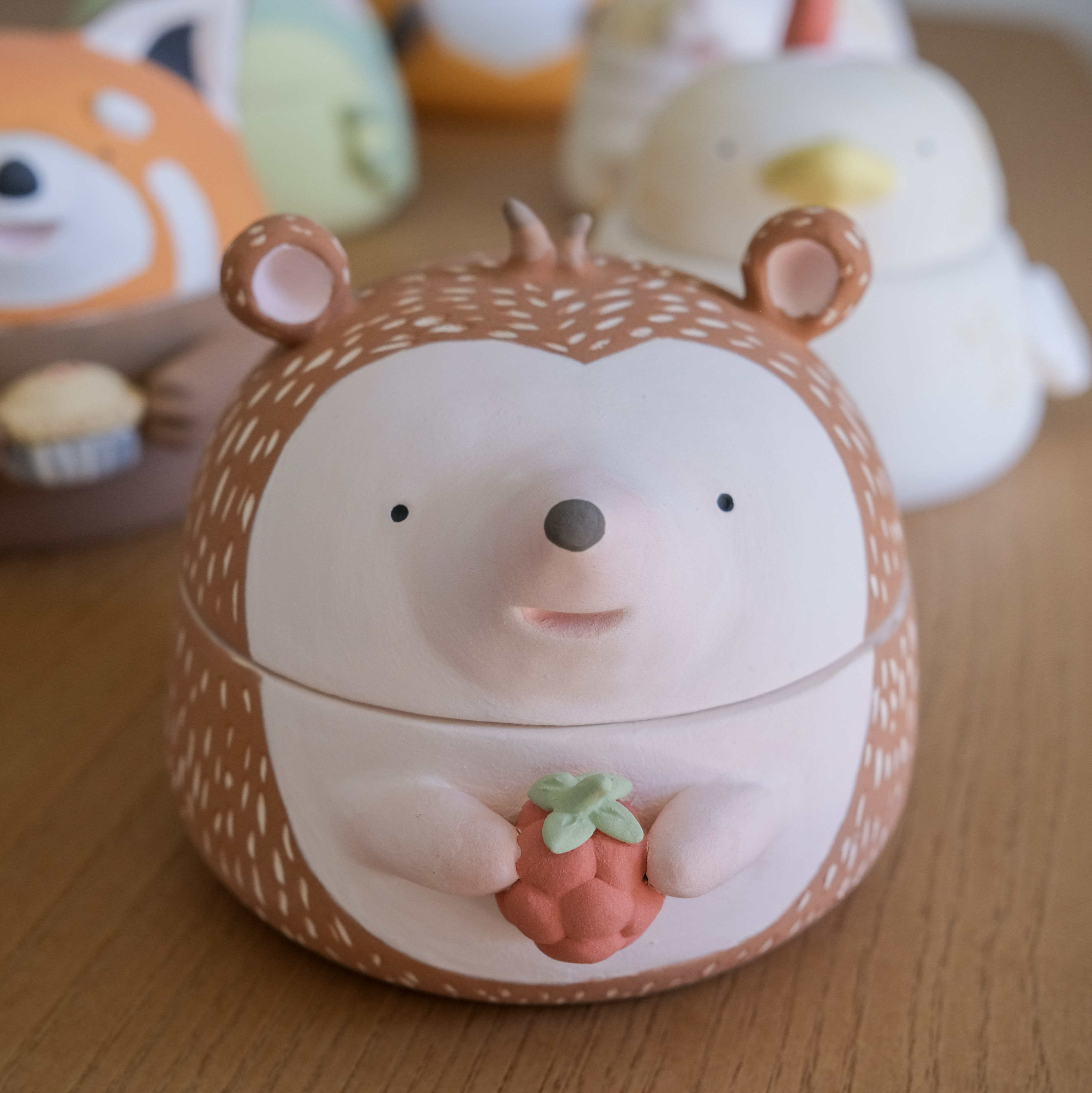Hedgehog painted