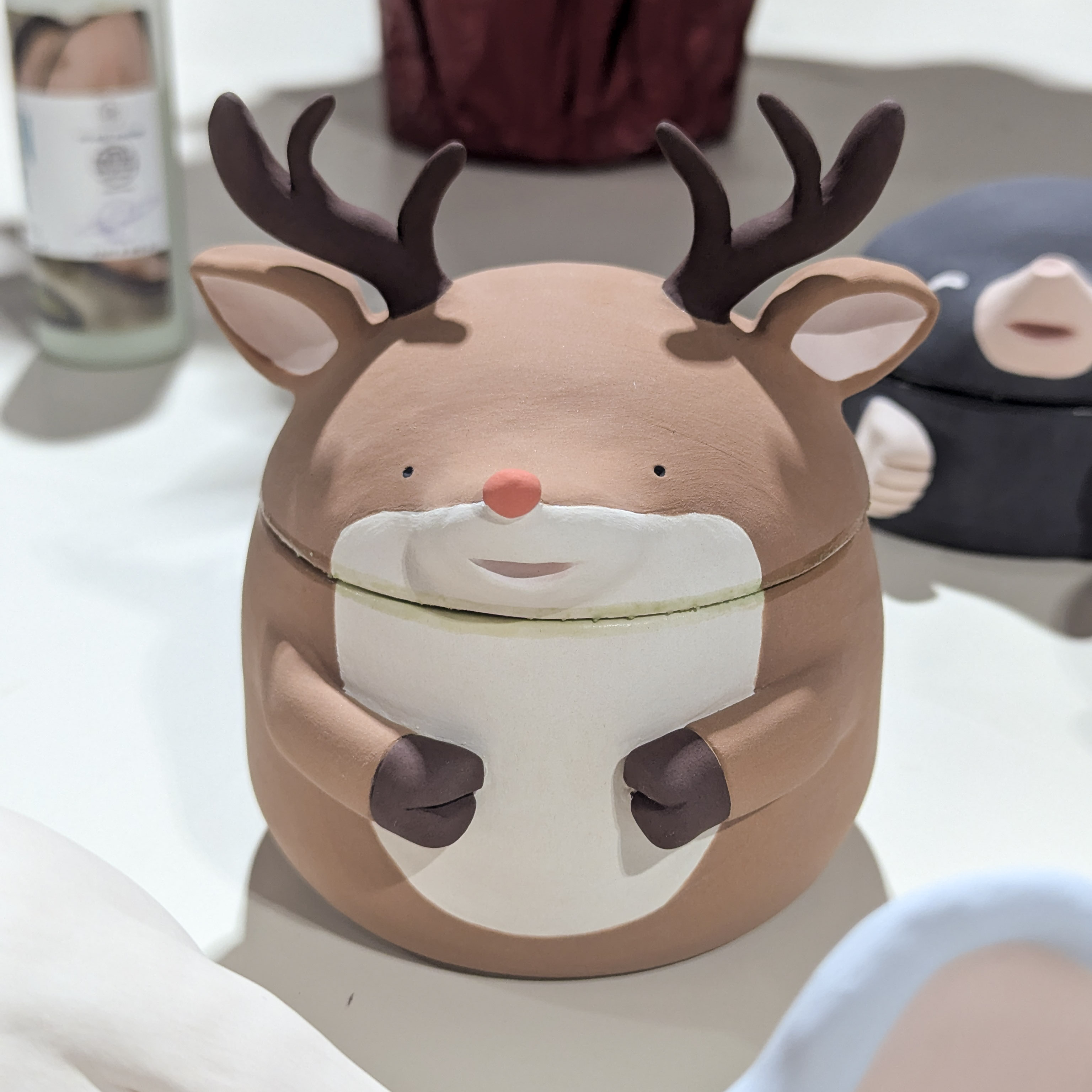Reindeer painted