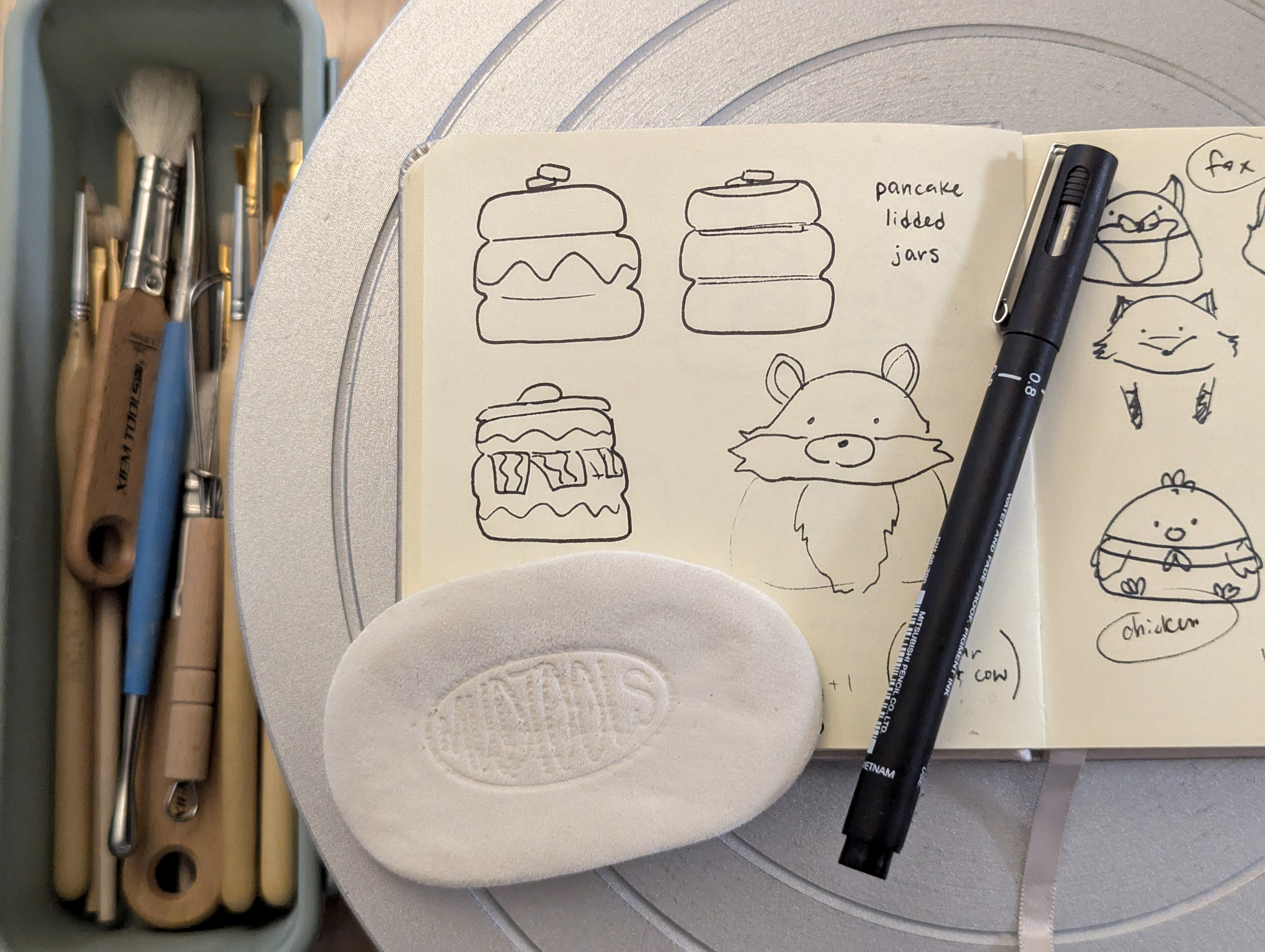 Savoury souffle pancake sketch