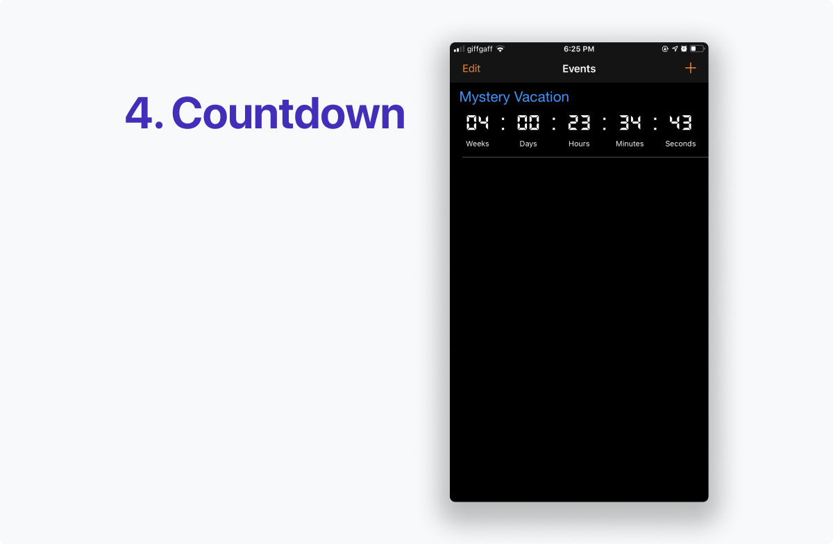 countdown app on lock screen countdown app on lock screen