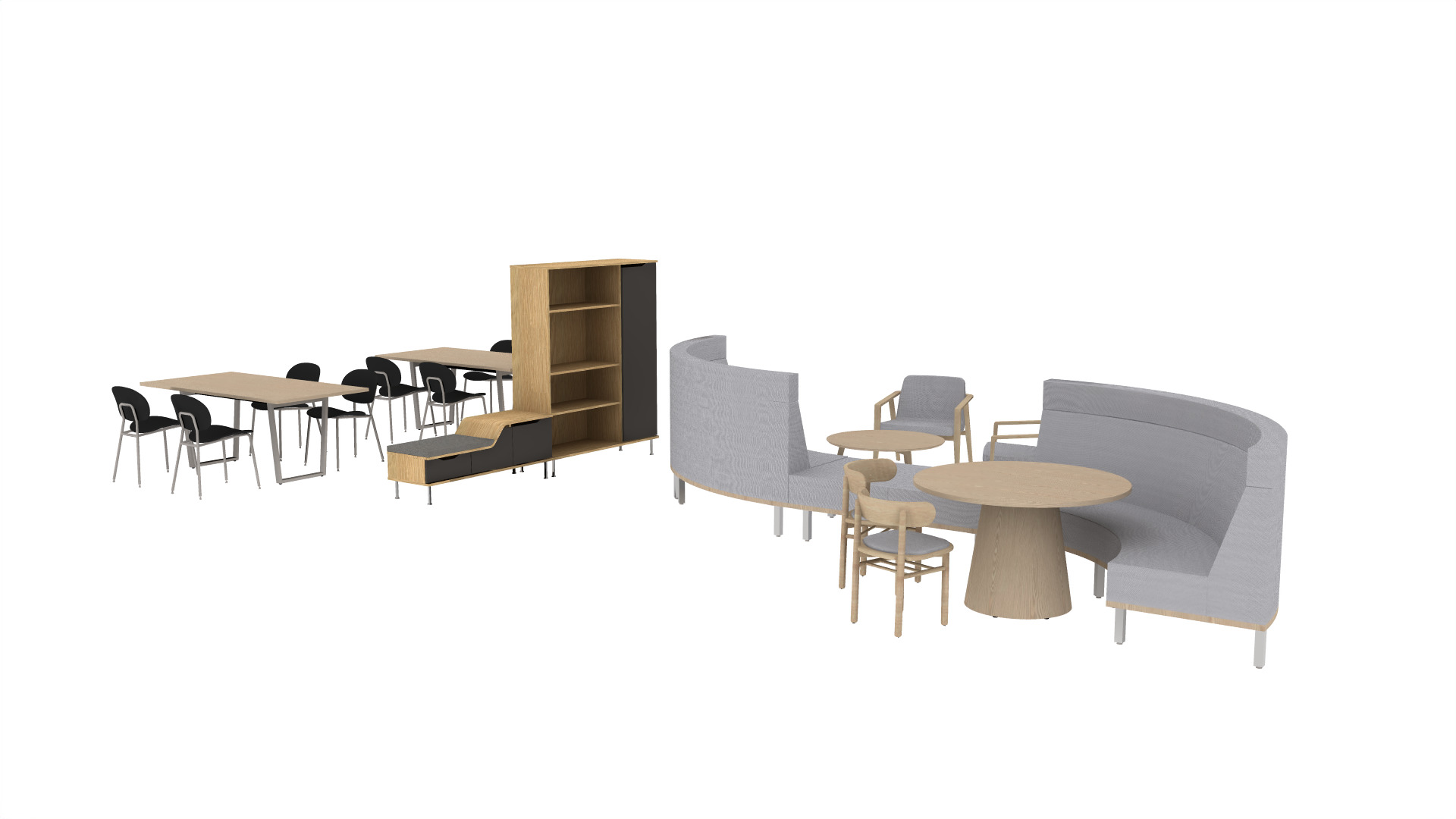 JSI Anthology typical TYP0042 – collaboration / meeting space layout
