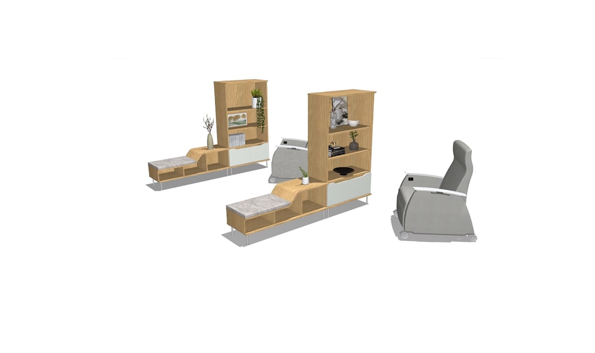 Patient Space - Treatment Area_Modular_White