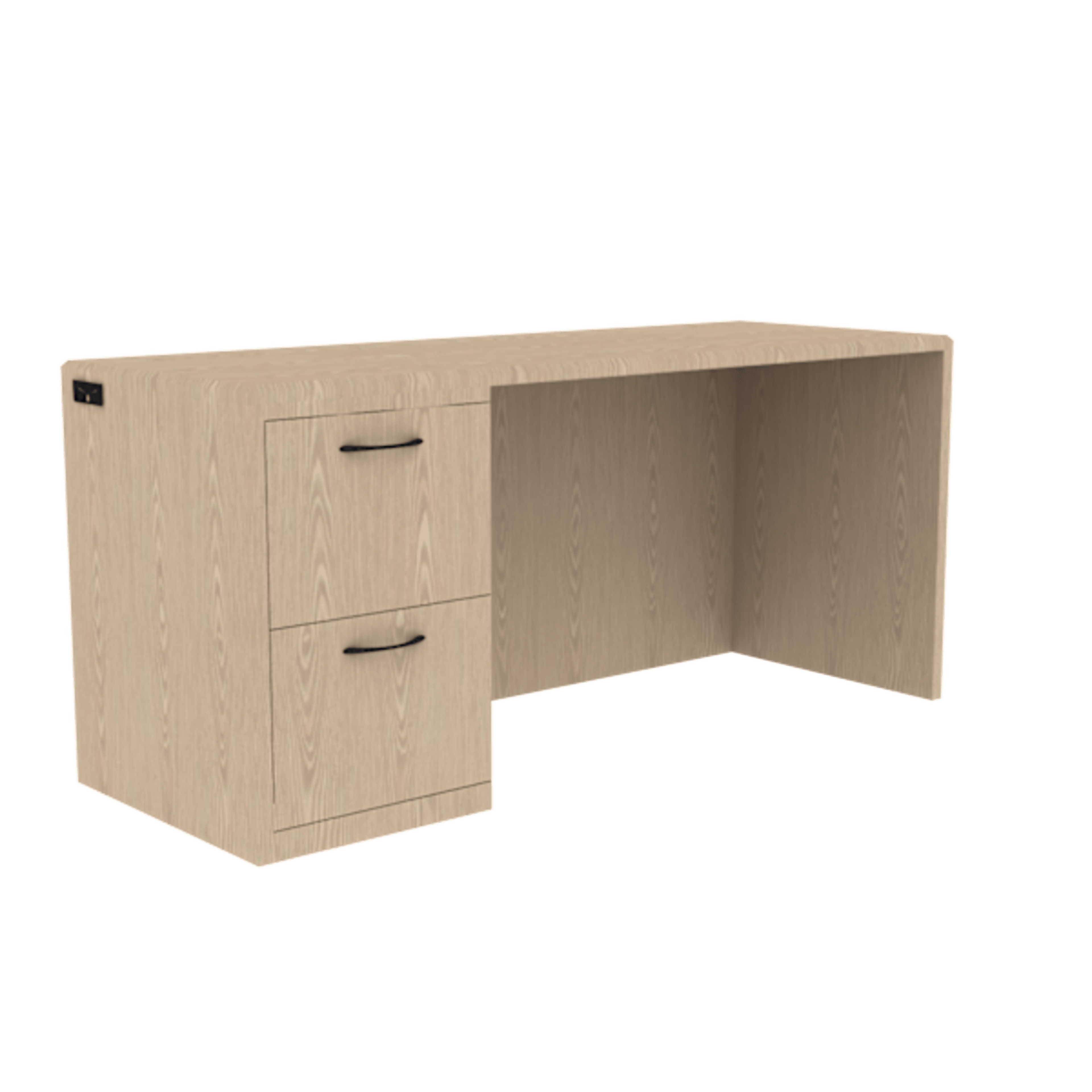 Single Pedestal Credenzas