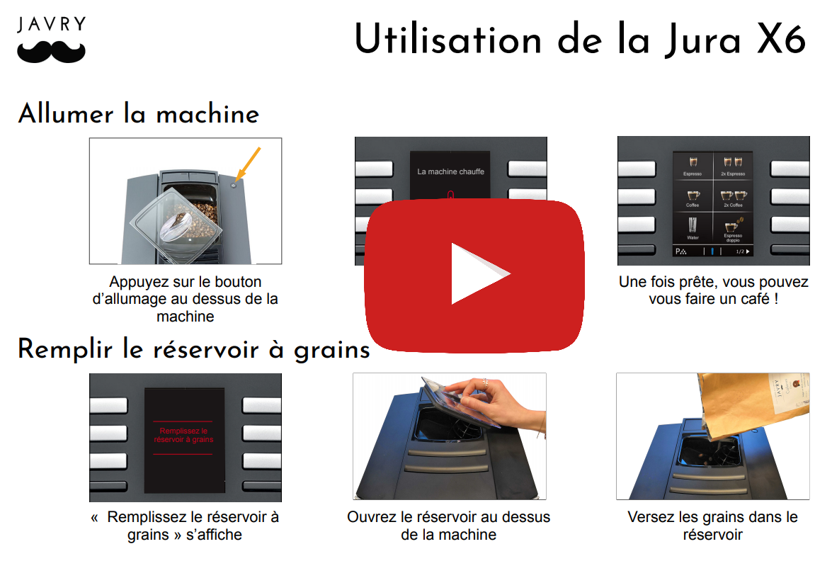 La machine à grains «Jura X6» pour une entreprise exigeante !