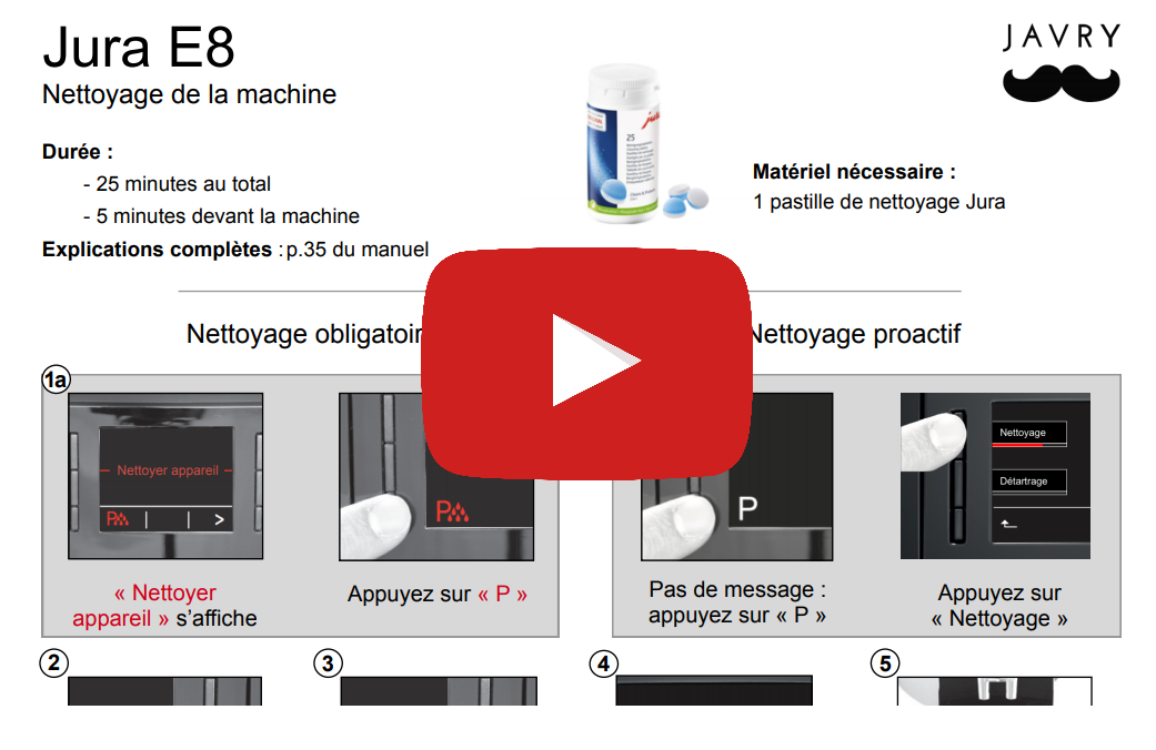 PASTILLE NETTOYAGE JURA