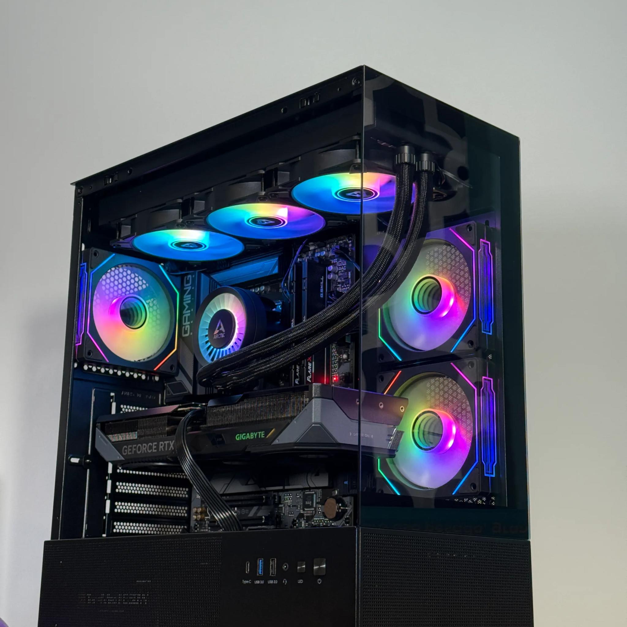 Ryzen7 7800X3D RTX 5070Ti ホワイトミドルタワー RGB Thermaltake LCGS View 7870TS 270Gaming Desktop AMD Ryzen 7