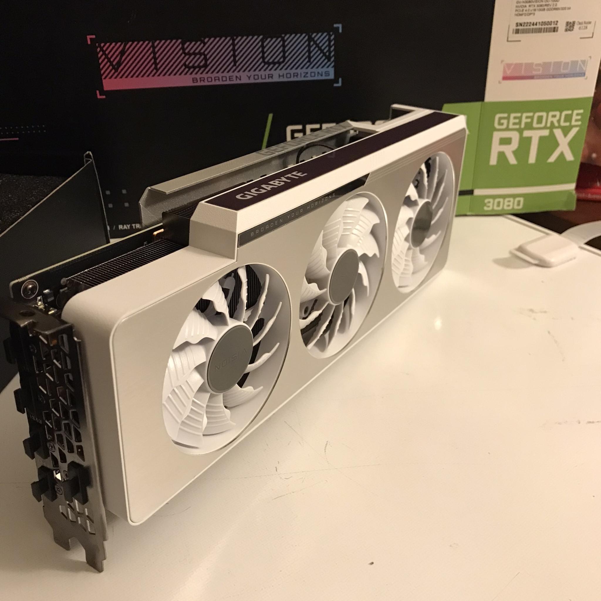 GIGABYTE GeForce RTX 3080 VISION OC 10GB GDDR6X V2 LHR