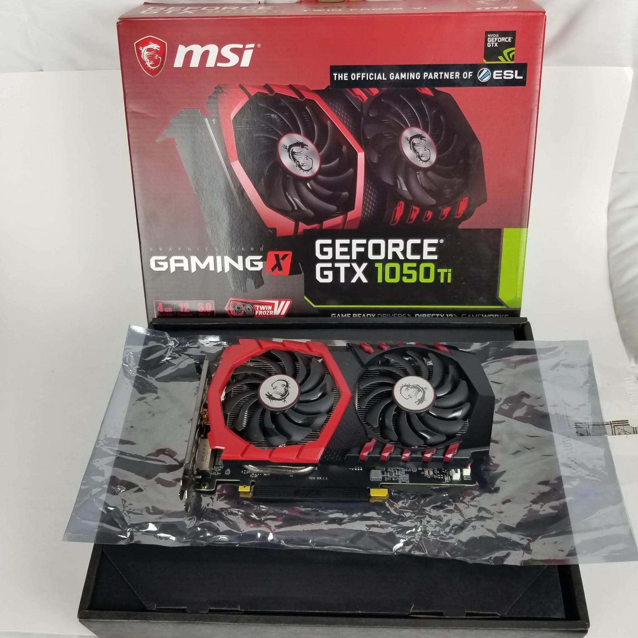 MSI NVIDIA GeForce GTX 1050 TI 4GB GDDR5 Graphics Card | Jawa
