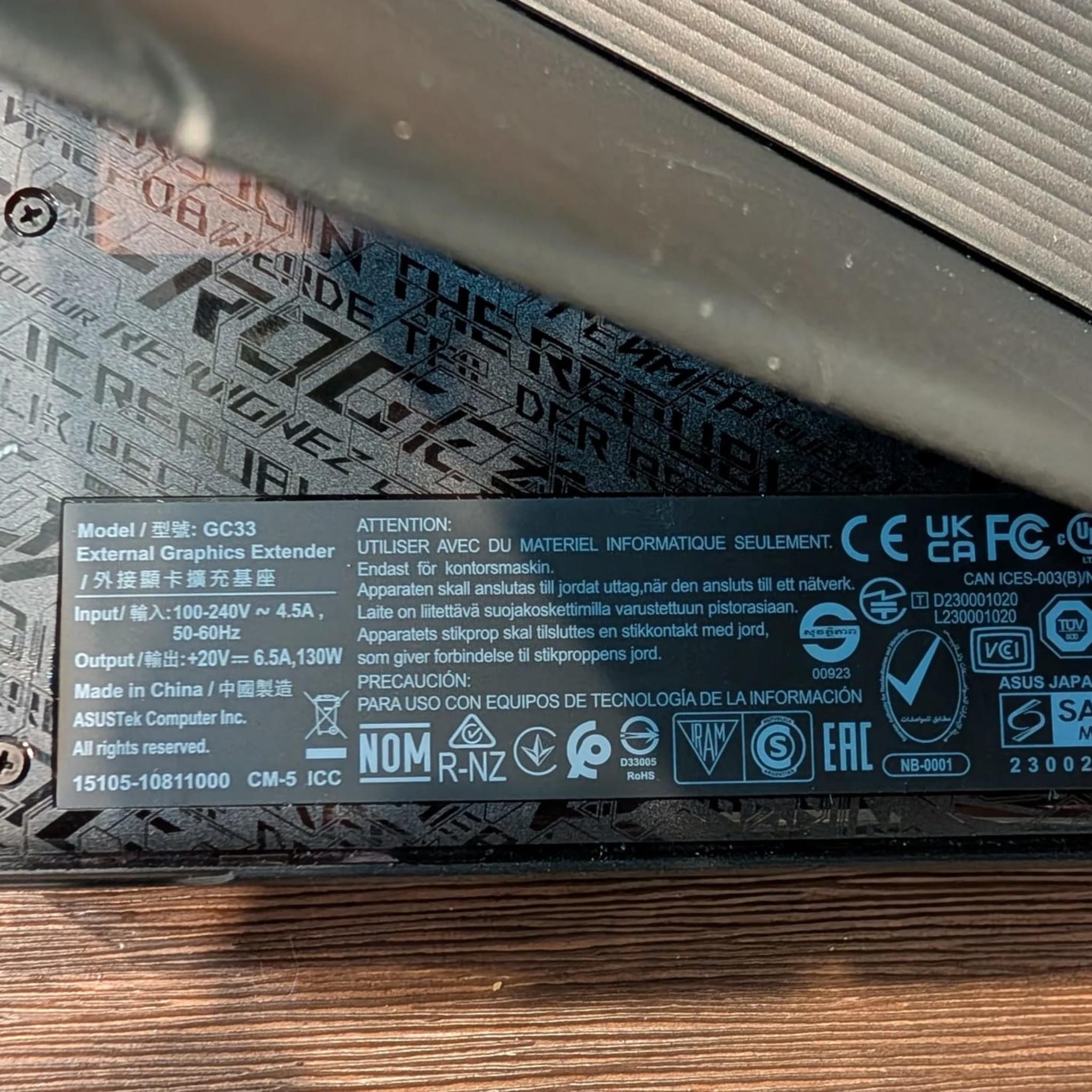 XG Mobile 4090 GPU 単品 Amazon.com: ASUS ROG XG Mobile (2023) External Graphics Card