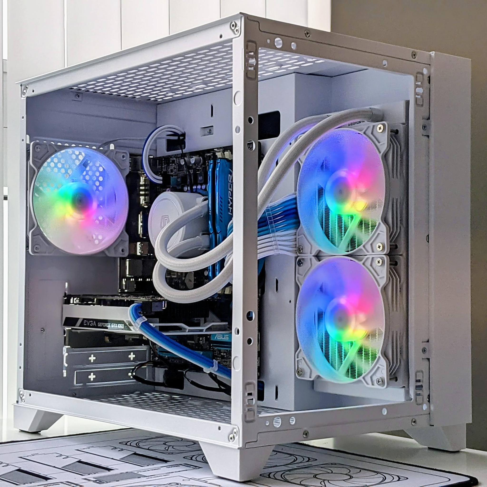 Icicle | GTX 1060 3GB/ Watercooled i7-3770 4c/8t White