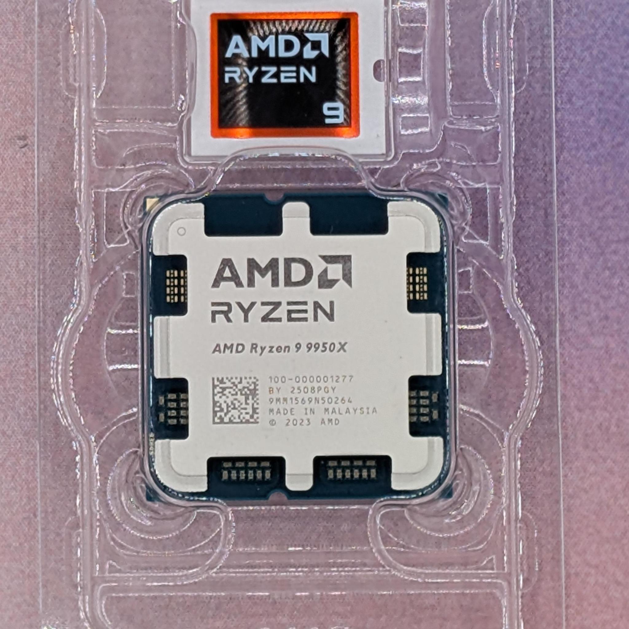CPU AMD CPU Ryzen 9 9950X AMD Ryzen 9 9950X / 4.3 GHz processor - PIB/WOF - 100