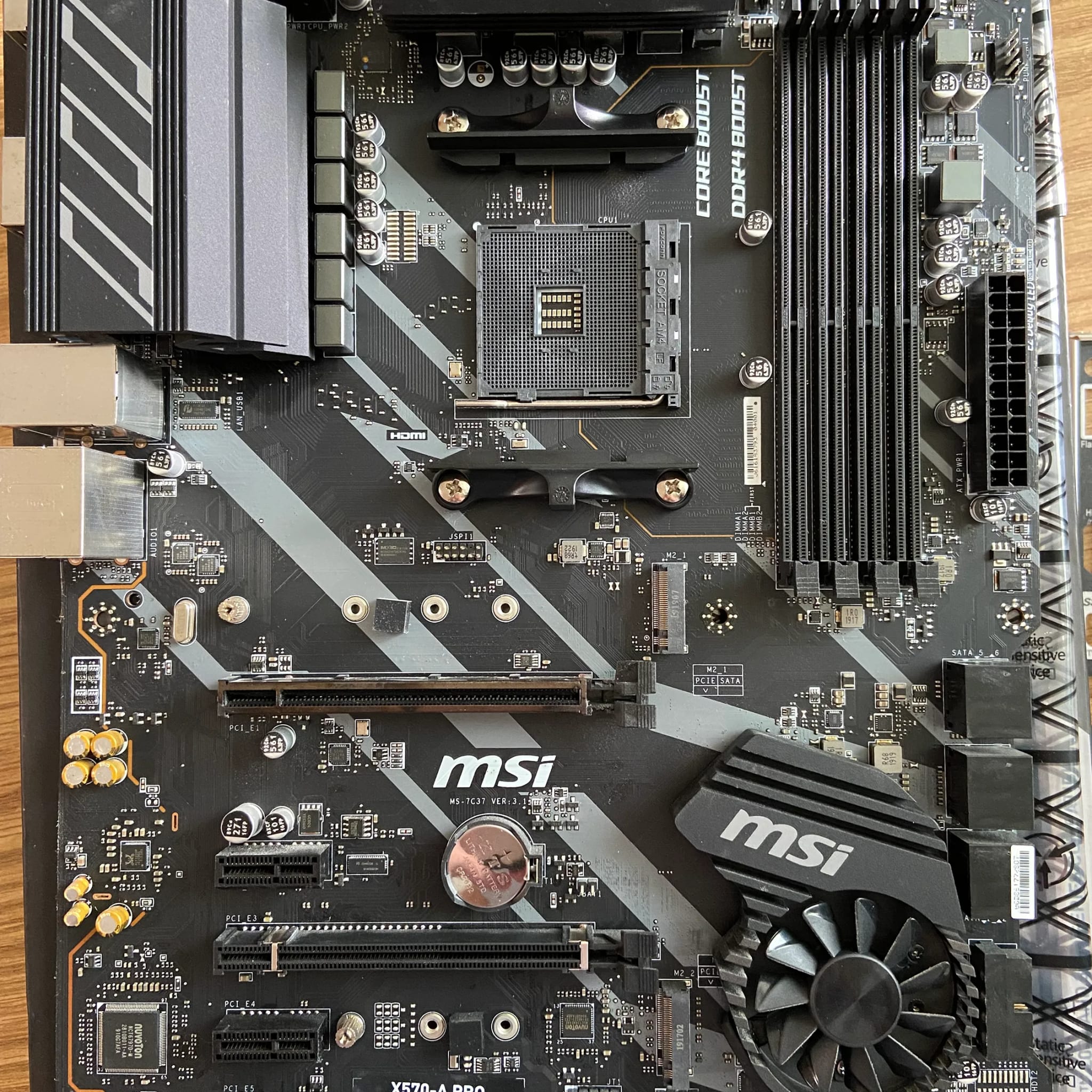 BUNDLE MSI X570-A PRO Motherboard, AMD Ryzen 5 3600 (w