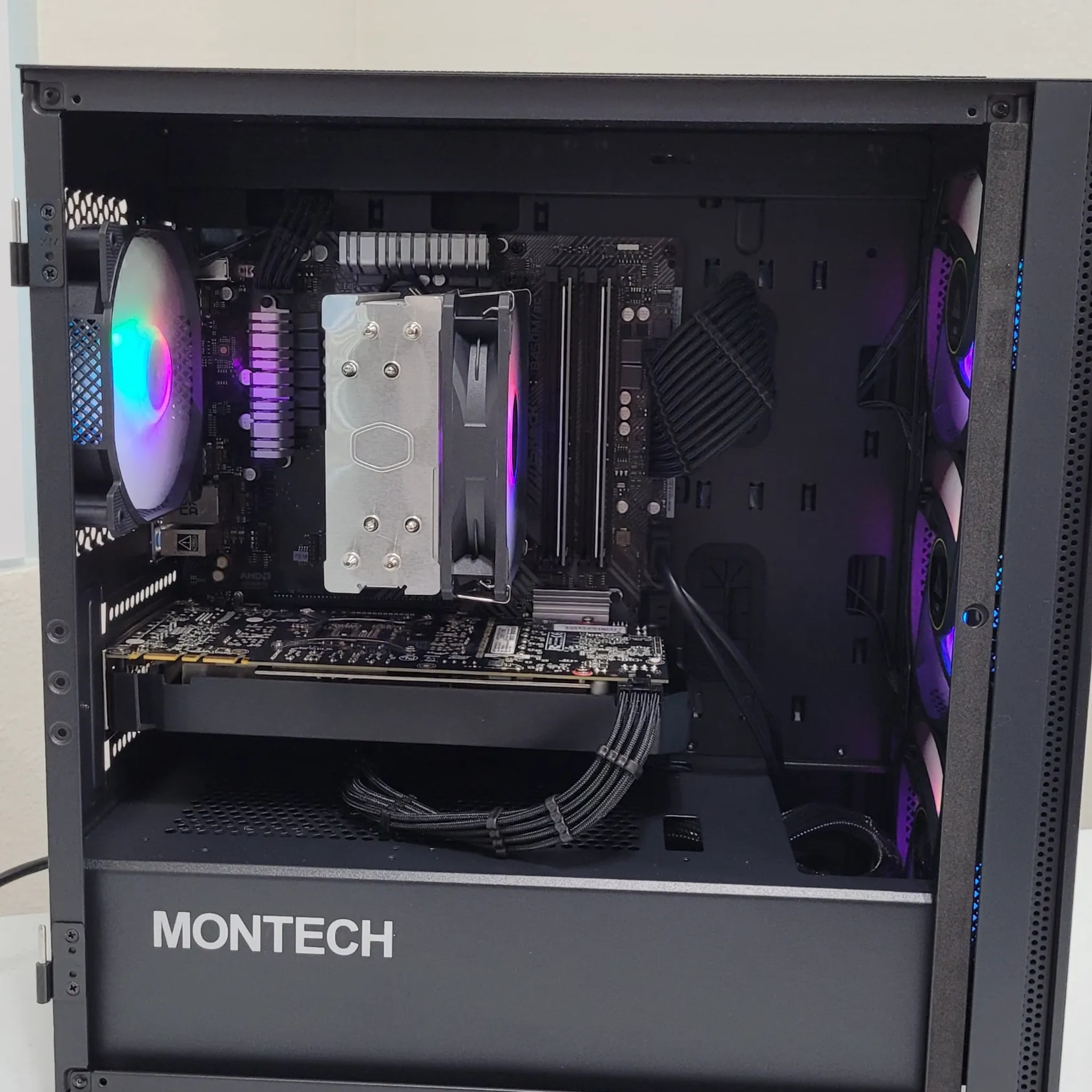 RYZEN5 2600 gtx1070 ゲーミングPC Black Gaming PC (Ryzen 5 2600X + GTX 1070 Ti + 1TB SSD +
