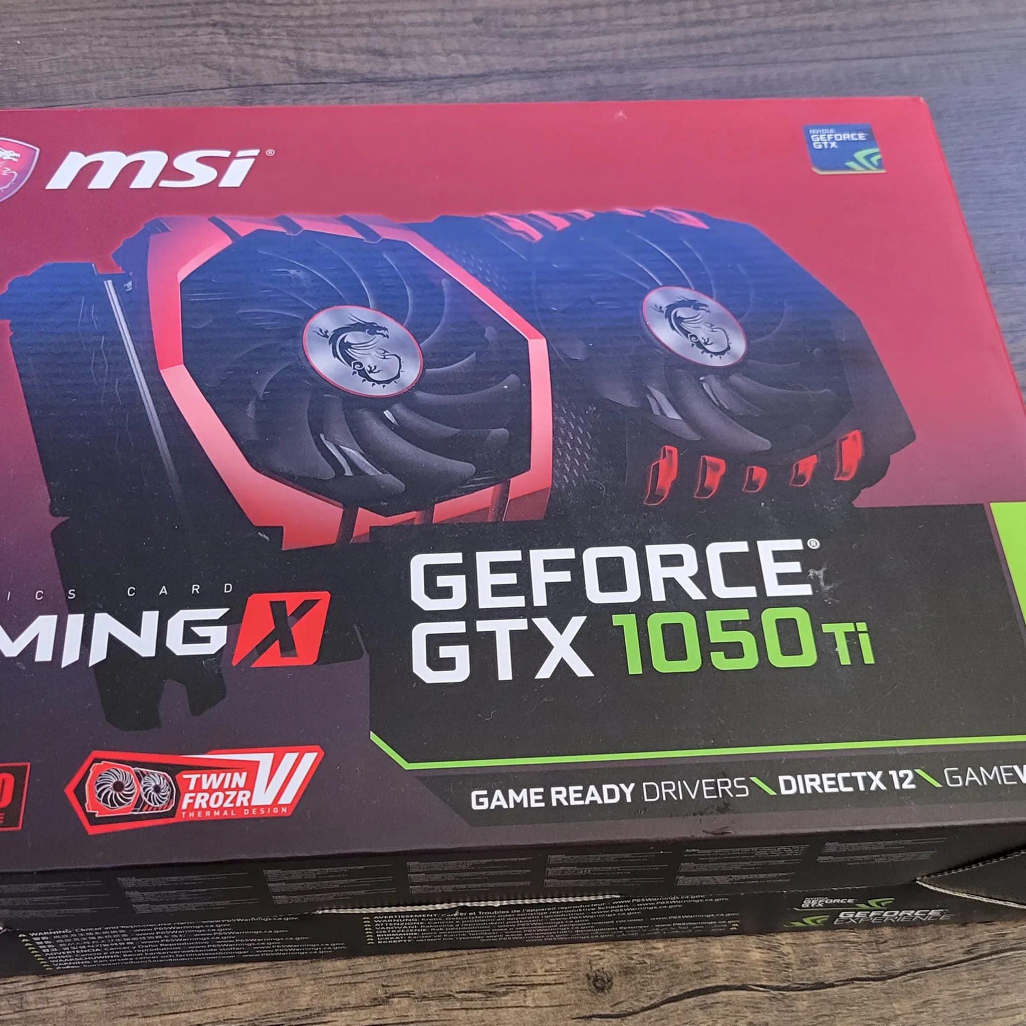 【訳アリ】MS GAMING X GeForce GTX 1050Ti 4G 訳アリ】MS GAMING X GeForce GTX 1050Ti 4G
