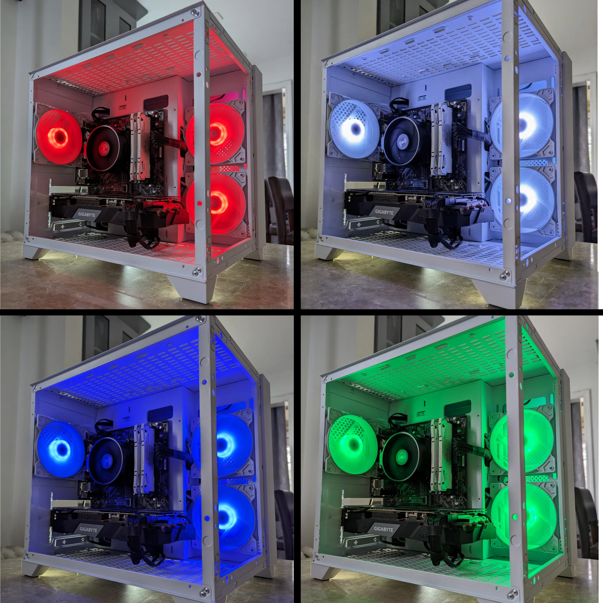 【ゲーミングPC】Ryzen5 5600X RTX2070Super 新品多数 RTX 2070 Super, Ryzen 5 5600x Mid Level RGB Gaming PC (WHITE